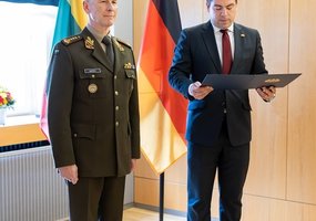 Highest state award of Germany bestowed on Chief of Defence - 12