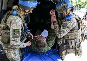 National Defence Volunteer Force wrapped Exercise Strong Shield 6 - 23