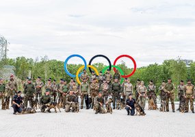 Inžinerijos bataliono kinologai prisidėjo prie saugumo užtikrinimo Paryžiaus olimpinėse žaidynėse - 3