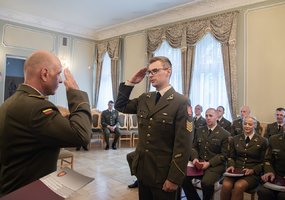 Lietuvos kariuomenės mokykloje išleistas Puskarininkių karjeros III pakopos kursas - 3