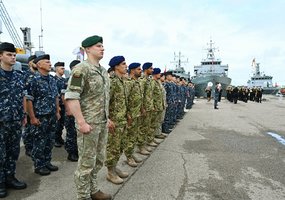 Lietuvos priešmininis laivas “Skalvis” (M53) ir Portugalijos KJP narai-išminuotojai išvyksta į... - 3