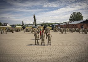 Vadovavimą Inžinerijos batalionui pradeda mjr. Ramūnas Sabaitis - 12