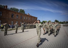 Vadovavimą Inžinerijos batalionui pradeda mjr. Ramūnas Sabaitis - 13