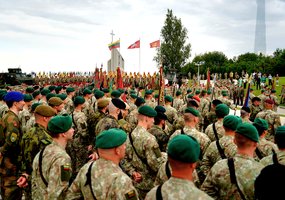 Kryžkalnyje paminėta Sausumos pajėgų diena - 2