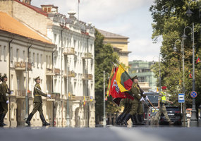 Color Guards of the Lithuanian armed forces saluted the President - 3