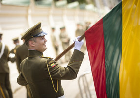 Color Guards of the Lithuanian armed forces saluted the President - 19