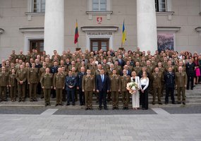 Gynybos štabo viršininko simboliai perduoti gen. mjr. Remigijui Baltrėnui - 5