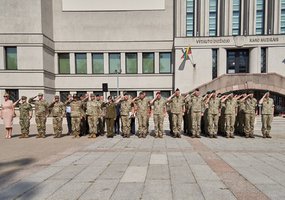 Lietuvos kariuomenės vyriausiuoju puskarininkiu paskirtas seržantas majoras Darius Masiulis - 3