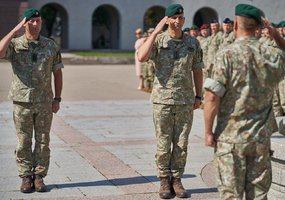 Lietuvos kariuomenės vyriausiuoju puskarininkiu paskirtas seržantas majoras Darius Masiulis - 7