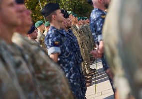 Lietuvos kariuomenės vyriausiuoju puskarininkiu paskirtas seržantas majoras Darius Masiulis - 12