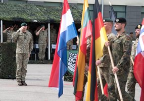 New rotation of the NATO enhanced Forward Presence Battalion Battle Group begins tour of duty in... - 4