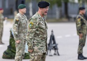 New rotation of the NATO enhanced Forward Presence Battalion Battle Group begins tour of duty in... - 8