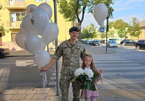 Mokslo ir žinių dieną moksleiviai pasitiko kartu su Lietuvos kariuomenės kariais - 5