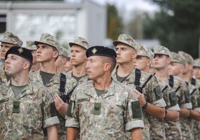 Kario priesaiką Lietuvai davė jubiliejinė 15-oji būsimųjų karo inžinierių laida - 6