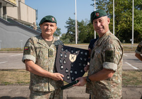 Sausumos pajėgų vyriausiuoju puskarininkiu paskirtas seržantas majoras Eugenijus Žukauskas - 5