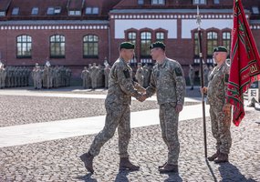 Pėstininkų brigados „Žemaitija“ vadu paskirtas pulkininkas Viktoras Bagdonas - 4