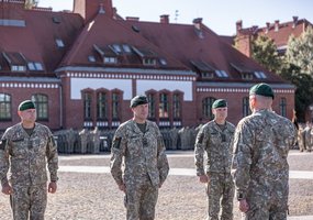 Pėstininkų brigados „Žemaitija“ vadu paskirtas pulkininkas Viktoras Bagdonas - 1