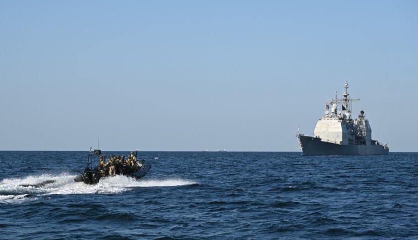 Klaipėdos uoste JAV raketinio kreiserio „USS Normandy“ vizitas