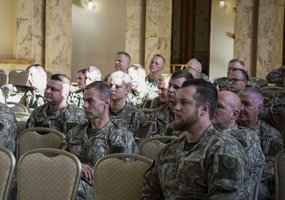 Lietuvos karininkų ramovėje vyko diskusija „Valios ir logistikos reikšmė karo metu“ - 2