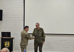 Karo kartografijos centre lankėsi Vokietijos ginkluotųjų pajėgų Geoerdvinio informacinio centro... - 3