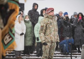 Saulės mūšio vietoje prisiekė kariai savanoriai - 4