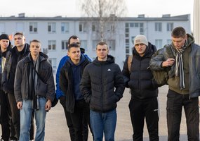Lietuvos didžiojo kunigaikščio Algirdo pėstininkų bataliono gretas papildė naujokai - 2