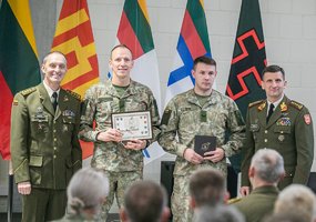 Lietuvos kariuomenėje pagerbti geriausi 2024 metų sportininkai - 1