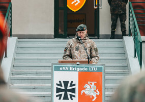 Atgrasymo misiją Lietuvoje pradeda Vokietijos kariuomenės 37-oji mechanizuotoji pėstininkų brigada - 1