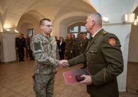 Krašto apsaugos savanorių pajėgos minėjo 34-ąsias įkūrimo metines - 37