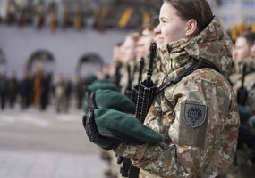 Kaune Lietuvai prisiekė Jaunesniųjų karininkų vadų mokymų klausytojai - 3