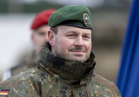 NATO Priešakinių pajėgų bataliono kovinė grupė, pradedanti naują rotaciją Lietuvoje, pervadinta į... - 9