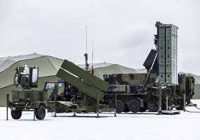 NATO oro gynybos rotacinio modelio įgyvendinimui Lietuvoje dislokuota Italijos oro gynybos... - 2