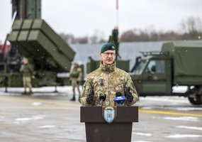 NATO oro gynybos rotacinio modelio įgyvendinimui Lietuvoje dislokuota Italijos oro gynybos... - 8