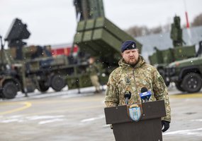 NATO oro gynybos rotacinio modelio įgyvendinimui Lietuvoje dislokuota Italijos oro gynybos... - 10