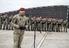 Partizanų memoriale Lietuvai prisiekė kariai savanoriai - 1