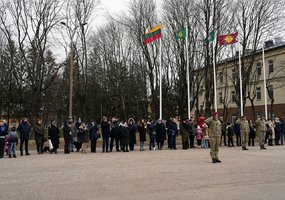 Komendantinių vienetų kariai davė priesaiką Lietuvos Respublikai - 7