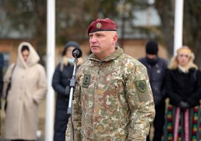 Komendantinių vienetų kariai davė priesaiką Lietuvos Respublikai - 8