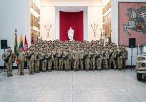 Kaune Lietuvai prisiekė Jaunesniųjų karininkų vadų mokymų klausytojai - 4
