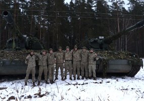 Pirmą kartą Nuolatinės privalomosios pradinės karo tarnybos kariai atliko kovinius šaudymus iš... - 2