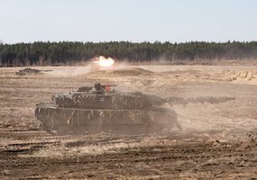 Pratybose Lietuvoje įvyko pirmieji pėstininkų kovos mašinų „Puma“ šaudymai - 2
