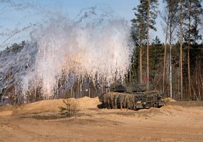 Pratybose Lietuvoje įvyko pirmieji pėstininkų kovos mašinų „Puma“ šaudymai - 3