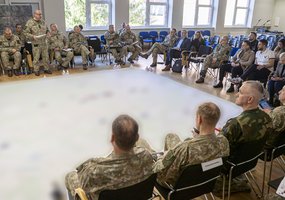 Gynybos štabas su Vilniaus savivaldybe vykdė bendras gynybos pratybas - 1