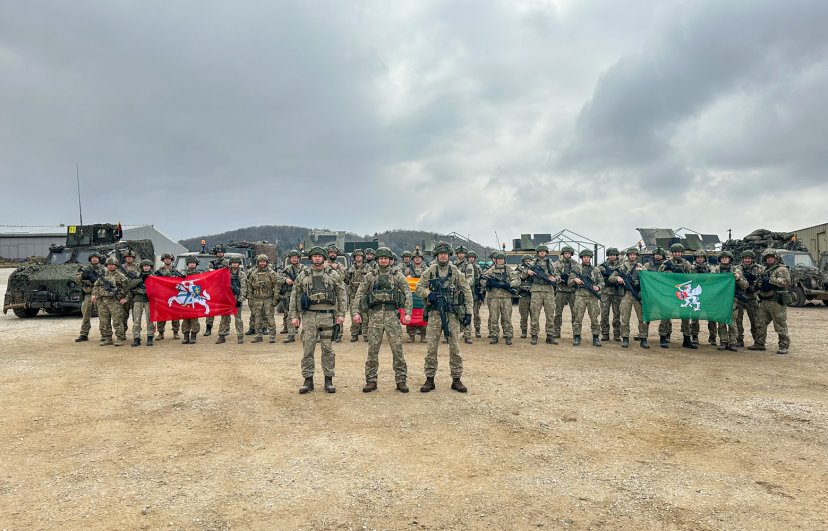 Vokietijoje baigėsi beveik mėnesį trukusios tarptautinės pratybos „Allied Spirit 2025“