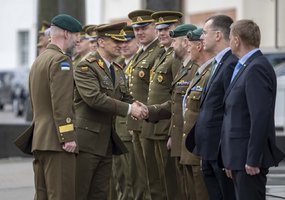 Pirmojo Estijos kariuomenės vado vizito metu daug dėmesio skirta patirties dalinimuisi - 5
