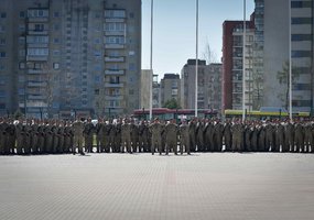 Vilniuje prisiekė Komendantinių vienetų kariai  - 5