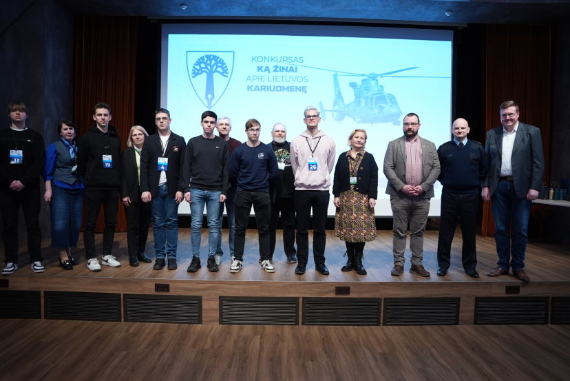Atrinkti 30-ojo konkurso "Ką žinai apie Lietuvos kariuomenę" finalininkai