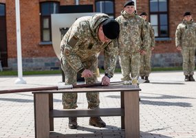 Pasikeitė Pulkininko Juozo Vitkaus inžinerijos bataliono vyriausiasis puskarininkis - 2