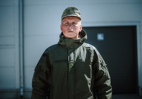 Prisiekė 8-ojo Bazinio komendantinių vienetų rengimo kurso kariai - 1