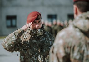 Prisiekė 8-ojo Bazinio komendantinių vienetų rengimo kurso kariai - 5