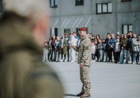 Prisiekė 8-ojo Bazinio komendantinių vienetų rengimo kurso kariai - 6